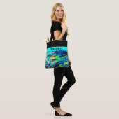 Neuseeland Abalone Paua Muschel Muster 1 Tasche (Am Model)