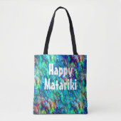 Neuseeland Abalone Paua Muschel Muster 1 Tasche (Vorderseite)