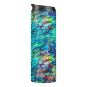 Neuseeland Abalone Paua Muschel Muster 1 Thermosbecher (Nach rechts gedreht)