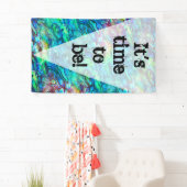 Neuseeland Abalone Paua Muschel Muster 1a Banner (Insitu)