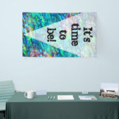 Neuseeland Abalone Paua Muschel Muster 1a Banner (Messeveranstaltung)