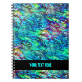 Neuseeland Abalone Paua Muschel Muster 1a Notizblock (Vorderseite)