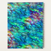 Neuseeland Abalone Paua Muschel Muster 1a Planer (Rückseite)