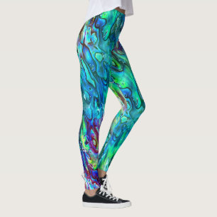 Neuseeland Abalone Paua Schalenmuster 1 Leggings