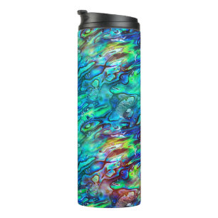 Neuseeland Abalone Paua Schalenmuster 1 Thermosbecher
