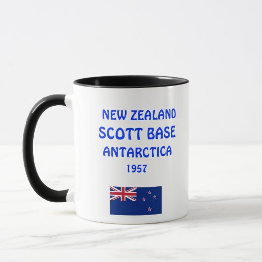Neuseeland Antarktis Scott Station Tasse (Links)
