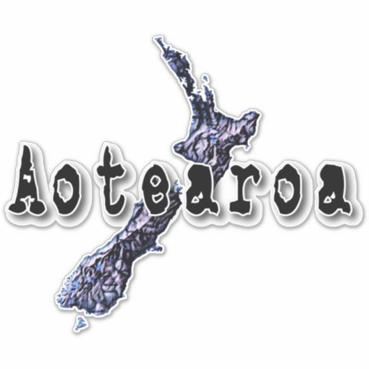 Neuseeland - Aotearoa Aufkleber (Vorderseite)