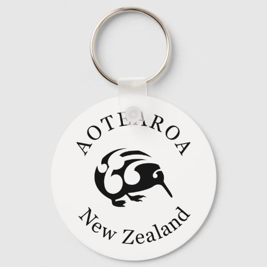 Neuseeland Aotearoa KIWI Schlüsselanhänger (Vorderseite)