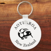 Neuseeland Aotearoa KIWI Schlüsselanhänger (Vorderseite)