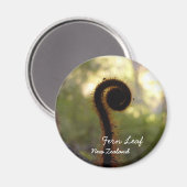 Neuseeland, Aotearoa, Westlicher Leaf (Magnet) Magnet (Vorderseite/Rückseite)