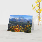 Neuseeland, atemberaubende Landschaft, Karte (Gelbe Blume)