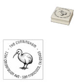 Neuseeland Baby Kiwi Rücksendeadresse Gummistempel (Stempel)
