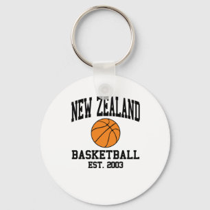 Neuseeland Basketball 1 Schlüsselanhänger
