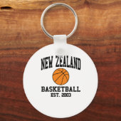 Neuseeland Basketball 1 Schlüsselanhänger (Vorderseite)