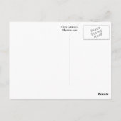 Neuseeland Beach & Mountain Postkarte (Rückseite)