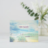 Neuseeland Beach & Mountain Postkarte (Stehend Vorderseite)