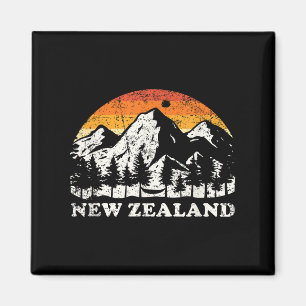 Neuseeland Bergwanderer Geschenk Neuseeland Magnet