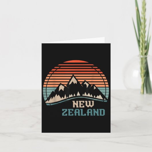 Neuseeland Bergwandern Geschenk Neuseeland  Karte (Vorderseite)
