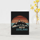 Neuseeland Bergwandern Geschenk Neuseeland  Karte (Gelbe Blume)