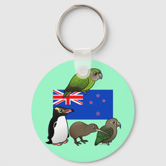 Neuseeland Birdorables Schlüsselanhänger (Vorderseite)