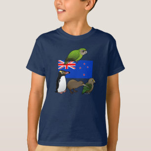 Neuseeland Birdorables T-Shirt