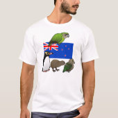 Neuseeland Birdorables T-Shirt (Vorderseite)