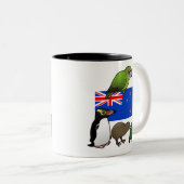 Neuseeland Birdorables Zweifarbige Tasse (VorderseiteRechts)