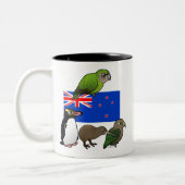 Neuseeland Birdorables Zweifarbige Tasse (Links)