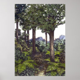 Neuseeland Bush von Lynda Vugler Poster