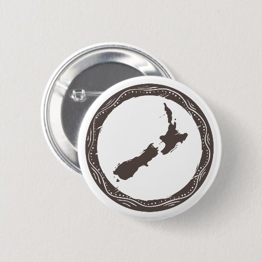Neuseeland Button (Vorne & Hinten)