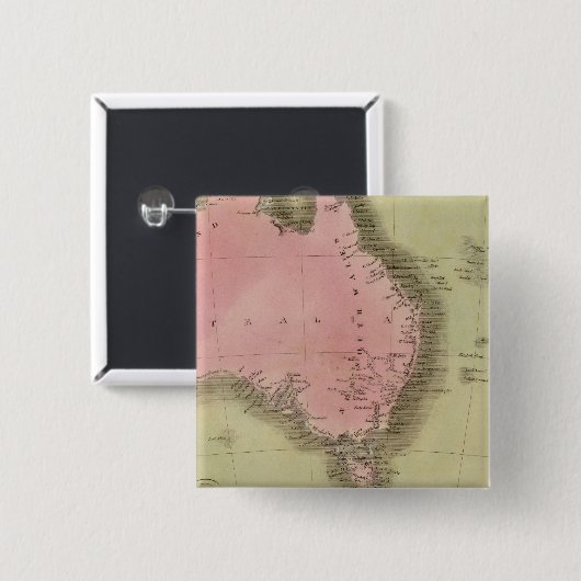 Neuseeland Button (Vorne & Hinten)