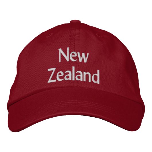 Neuseeland Cap Bestickte Baseballkappe (Vorderseite)