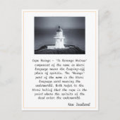 Neuseeland - Cape Reinga Lighthouse / Maori tree Postkarte (Vorderseite)