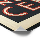 Neuseeland Centennial Poster (Ecke)