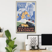 Neuseeland Centennial Poster (Heimbüro)