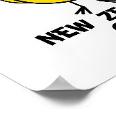 Neuseeland Chick Poster (Ecke)