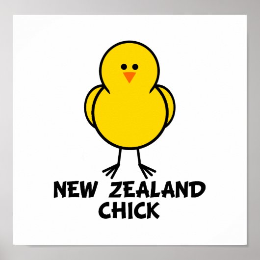 Neuseeland Chick Poster (Vorne)