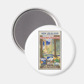 Neuseeland Christchurch Magnet (Vorderseite/Rückseite)