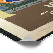 Neuseeland Christchurch Poster (Ecke)