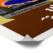 Neuseeland ~ Christchurch Poster (Ecke)