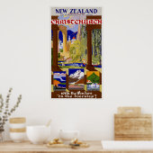 Neuseeland ~ Christchurch Poster (Küche)