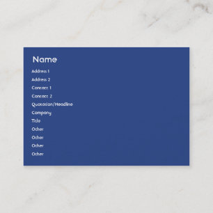 Neuseeland - Chubby Visitenkarte