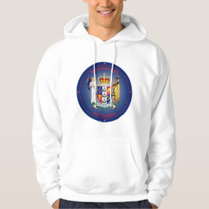 Neuseeland Coat of Arms Circle Shape Hoodie