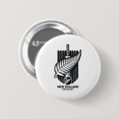 Neuseeland Cricket feiert den Geist der Button (Vorne & Hinten)