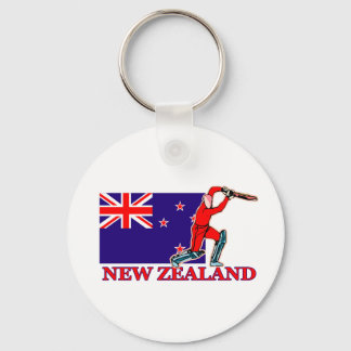 Neuseeland Cricket Player Schlüsselanhänger