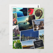 Neuseeland Custom Foto Collage Postcard Postkarte (Vorne/Hinten)