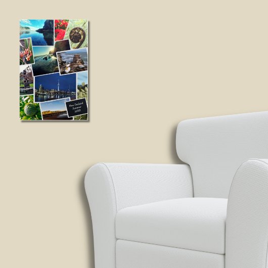 Neuseeland Custom Foto Collage Poster