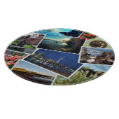 Neuseeland Custom Foto Collage Schneidebrett (Ecke)