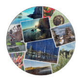 Neuseeland Custom Foto Collage Schneidebrett (Vorderseite)