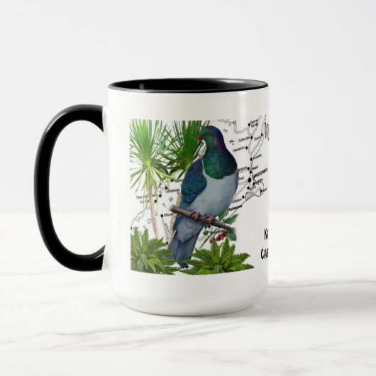 Neuseeland Einheimischer Vogel Kaffeetasse (Links)